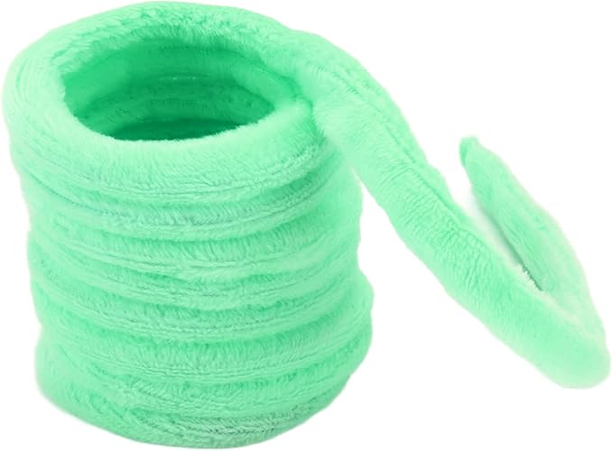 Plush Cat Spring Toys, Colorful Interactive Cat Toys Cat Entertaining Toys, Colorful & Durable Plastic Spring Coils Attract Cats Providing Interactive Playtime and stimulating Their Instincts(Green)