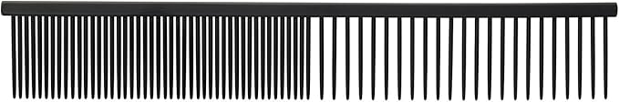 Master Grooming Tools Xylan Combs — Coated Combs for Grooming Dogs - Fine/Coarse, 7½"