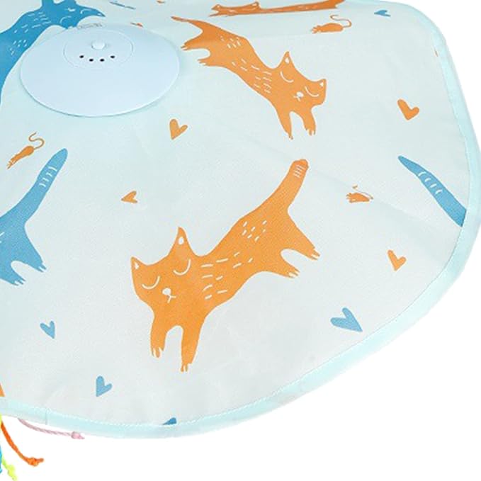 Interactive Cat Toys, Catch The Tail Cat Toy Fun Intelligent Voice Activated Cat Toys Induction Electronic Concealed Motion Cat Toys for Indoor Pet Cat Kitty (Blue)