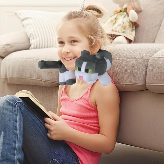 Cat Neck Pillow,Game Plush Toys,Cat Travel Pillow,Cat Stuffed Plush Doll for Fans Kids Christmas Birthday Gift