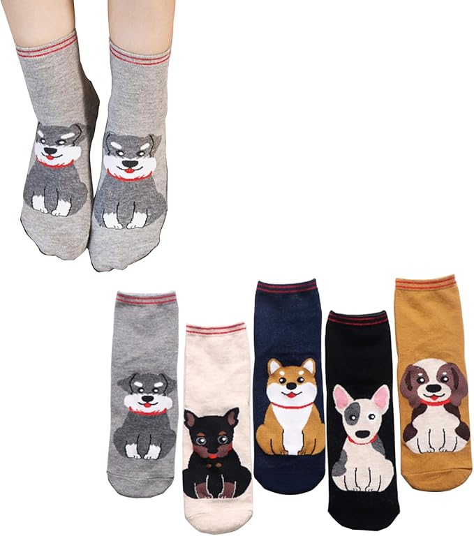 Benefeet Sox Womens Novelty Funny Crew Socks Girls Cute Animal Colorful Floral Patterned Silly Funky Casual Cotton Socks