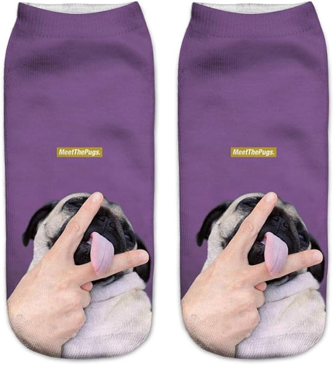 Benefeet Sox Funny Ankle Socks Cute Novelty No Show Animal Fruit Flower Cartoon Colorful Graphic Low Cut Socks for Women Girl