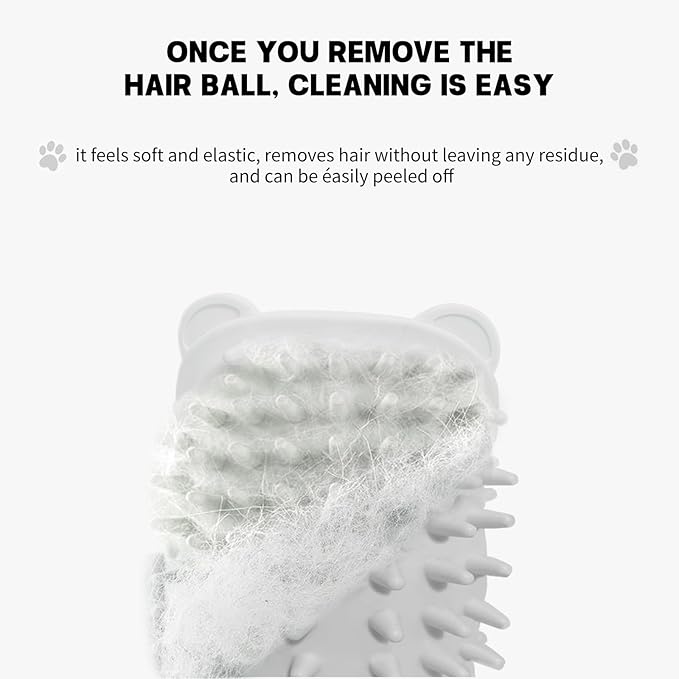 2Pcs Cat Self Grooming Brush, Pet Tickling Artifact for Cats Tickling Comb Pet Brush for Long Short Hair Cat Dog Tickling Tool, Reduce Shedding, Scratching and Itchiness, Silicone Cat Self Scratcher