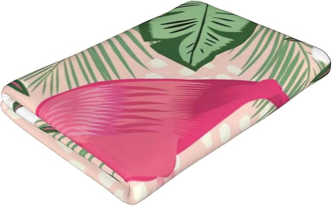 Flamingo Microfiber Beach Towel for Women/Adults, Cute Personalized Beach Towels Bulk, Big Extra Large Beach Towels Oversized Clearance, Quick Dry Sand Free Pool Towel 30"x 60"