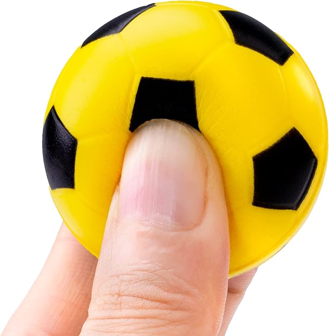 CHIWAVA 12 Pack 1.6 Inch Soft Rubber Foam Cat Toy Ball Sponge Sport Balls Kitten Interactive Toy Assorted Color