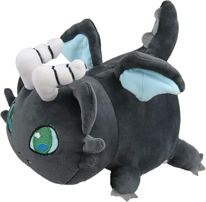 Dragon Cat Stuffed Animal Plush,Mee-Meow Cat Food Plushies Cat, Cute Anime Cartoon Cat Stuffed Animal Figure Toy Plush Pillow Gift for Kids and Festival Gift