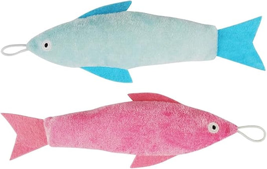 Catnip Matatabi Toys for Cats & Kittens,Cat Toys for Indoor Cats，Cat Kicker Toy（Fish*2）