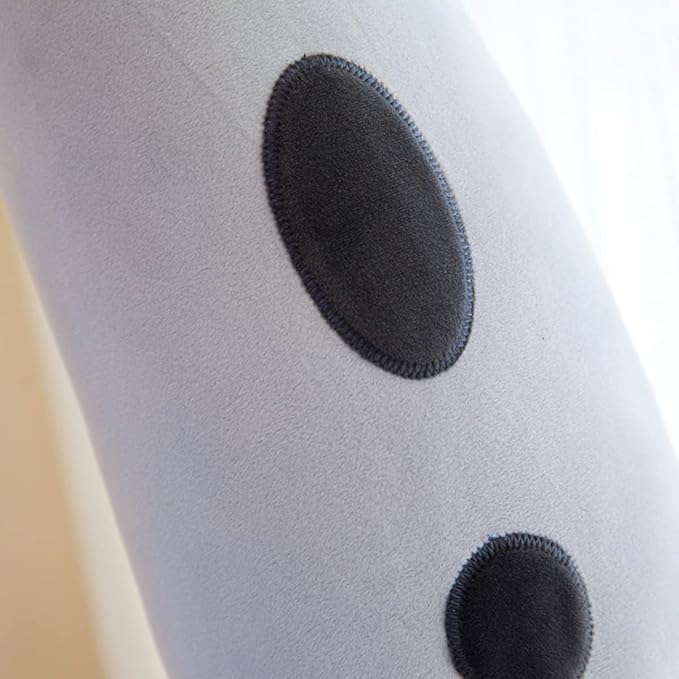 Long Gray Cat Plush Pillow Toy Sleeping Pillow Cute Cartoon Cat Stuffed Animals Soft Long Body Pillow Gift for Kids(35.43in)