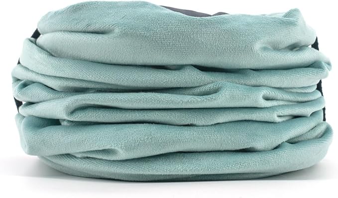 Velvet Fabric - Foldable/Collapsible - 55x8.66 Inches Cat Tunnel (Baby Blue)