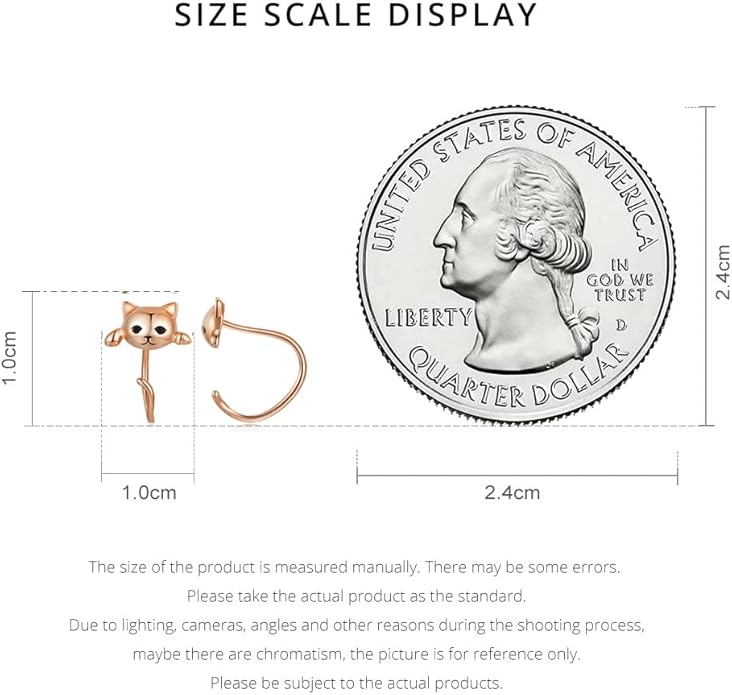 BISAER 925 Sterling Silver Half Huggie Hoop Earrings Cute Cat Dog Panda Animal Earrings for Women Jewelry Gifts