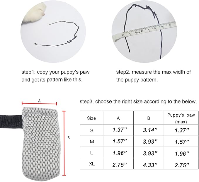 HDKUW Cat Anti-Scratch Shoes, Pet Scratch Deterrent Boots for Cats Small Dogs, Grooming Cat Accessories Nail Gloves, Adjustable Cat Claw Cover for Bathing Shaving Treatment Checking Black L