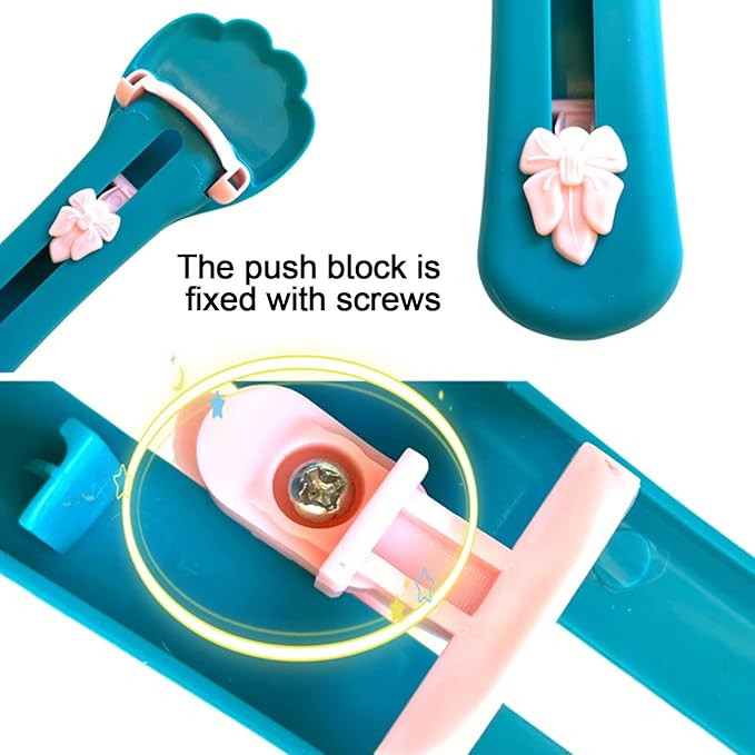 Cat Claw Shaped Cat Strip Squeeze Spoon, Delectables Lickable Cat Treats Spoon, Wet Treat Cat Feeder Spoon Treat Squeeze Spoon for Lickable Wet Cat Treats Liquid Snack Feeding (Pink + Blue)