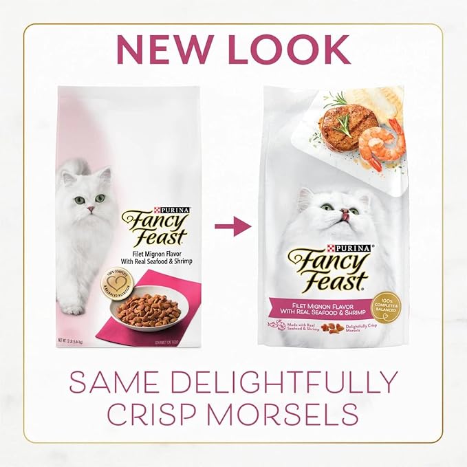 Aurora Pet Bundle Pack (4) FF Gourmet Dry Cat Food Filet Mignon Flavor with Real Seafood & Shrimp (16 oz. Bags) Plus AuroraPet Wipes