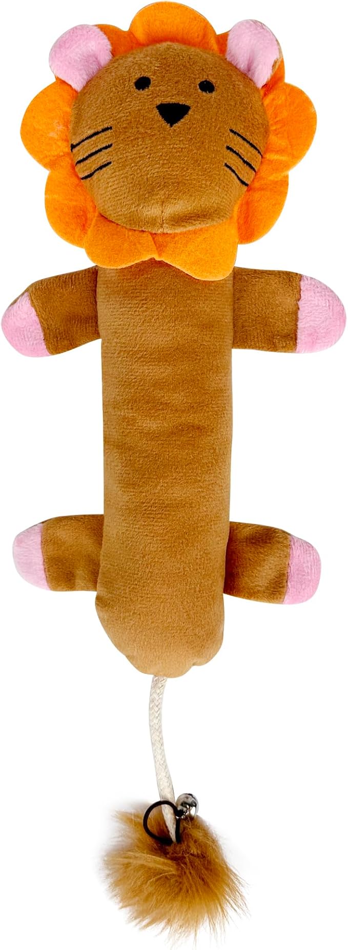 Catnip Silvervine Matatabi Pillow for Cats & Kittens,Crinkle Sound Toy,Cat Kicker Toy,Large Size Cat Pillow Soothing Plush Cat Toy(Lion).