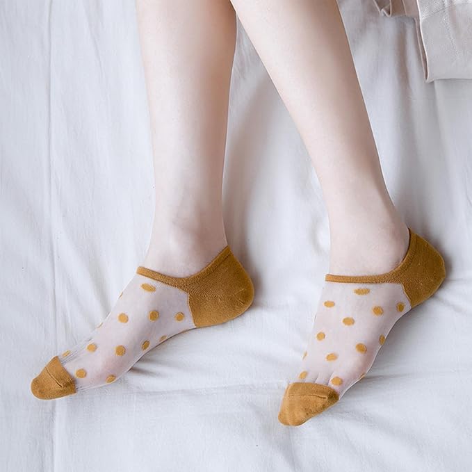 Benefeet Sox Sheer No Show Socks Women Girls Cute Thin Mesh Low Cut Liner Socks for Loafers Boat Shoes