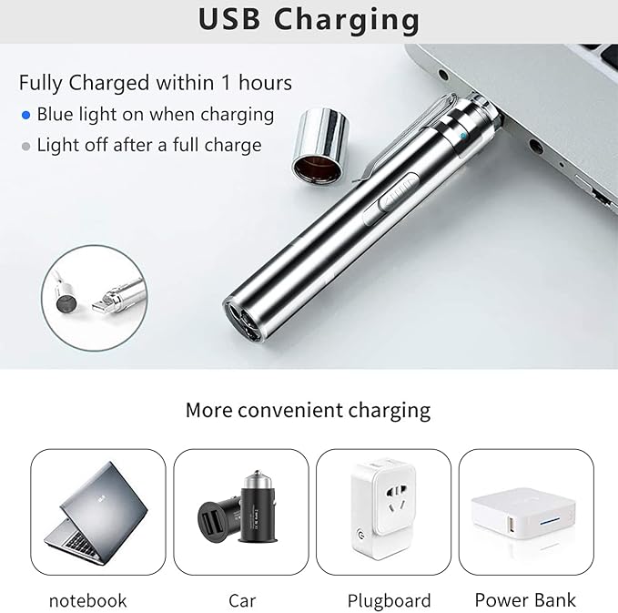 Laser Pointer Cat Toys with Torch and Money DetectorBuilt-inBattery USB Charging 7 Modes to Choose from for Teasing and Interacting with Your Pet