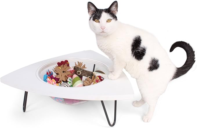 Hauspanther Tripod - Cat Lounge Pod, White