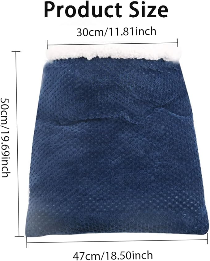 Cat Sleeping Bag for Indoor Cats,Sleeping Bag for Cats,Cozy Cat Winter Sleeping Bag,Warm Cat Sleeping Bag,Soft Fluffy Washable Cat Bed Cave,Cat Blankets for Indoor Cats (A)