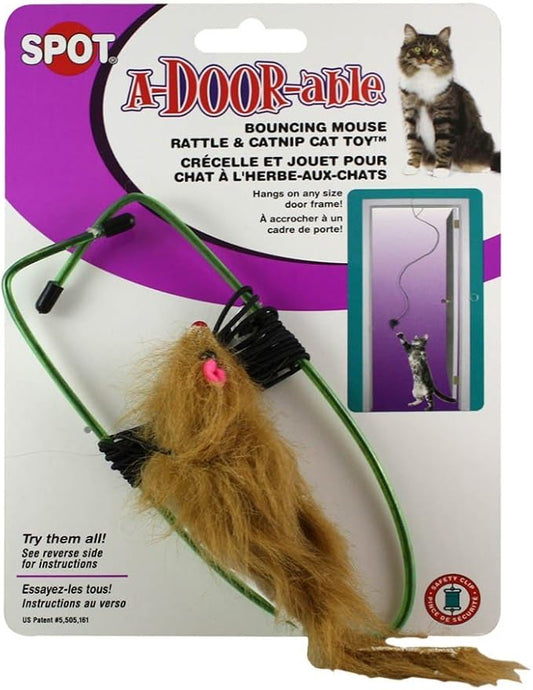 Ethical - Spot A-Dorable Bouncing Mouse Fur Cat Toy