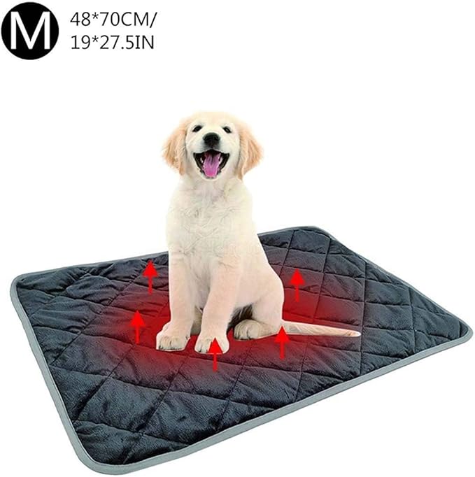Non-Electric Pet Warming Pad, Pets Cat Bed Pet Blanket Thermal Cat and Dog Warming Bed Mat for Pets Cats Dogs and Kittens for Outdoor Indoor