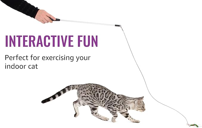 RompiCatz Critter Collector Series Teaser String and Interactive Cat Toy Attachment, Cattipeed