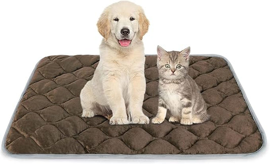 ULIGOTA Self Warming Cat Bed Self Heating Cat Mat Thermal Pet Bed Mat Self-Warming Dog Crate Pad