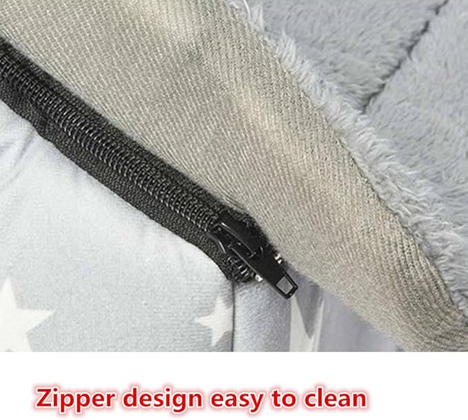 Christmas Cat Bed for Indoor Cats Plaid Christmas Cat Tent Cat Bed Cave for Pets Cats and Dogs (Pink-M(18.1 X 14.6 X 15.7 Inch))