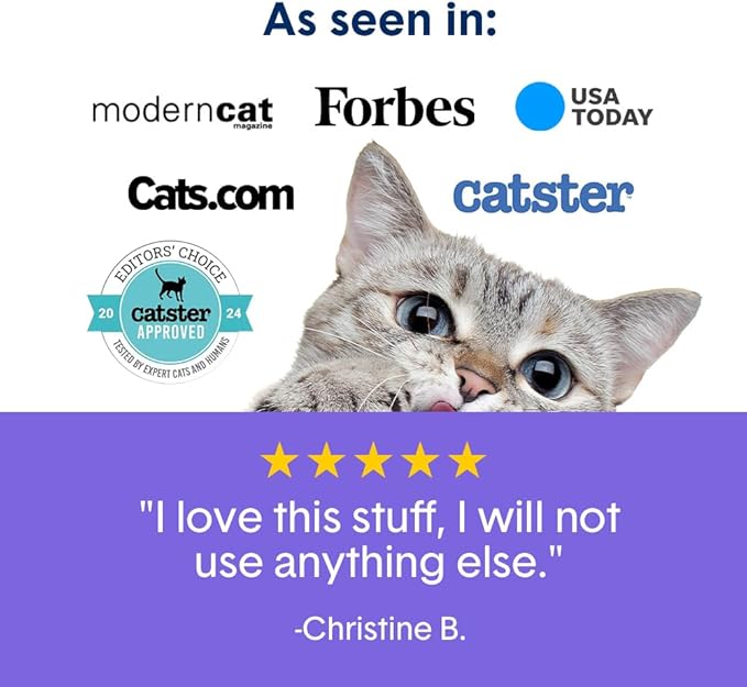 Boxie® Pro™ 40 Day Probiotic Odor Control Non-Clumping Crystal Cat Litter, 6 lb, Self-Cleaning, MicroDry™ Crystals, 99.9% Dust-Free, Long-Lasting, Health Benefits for Multi-Cat Homes