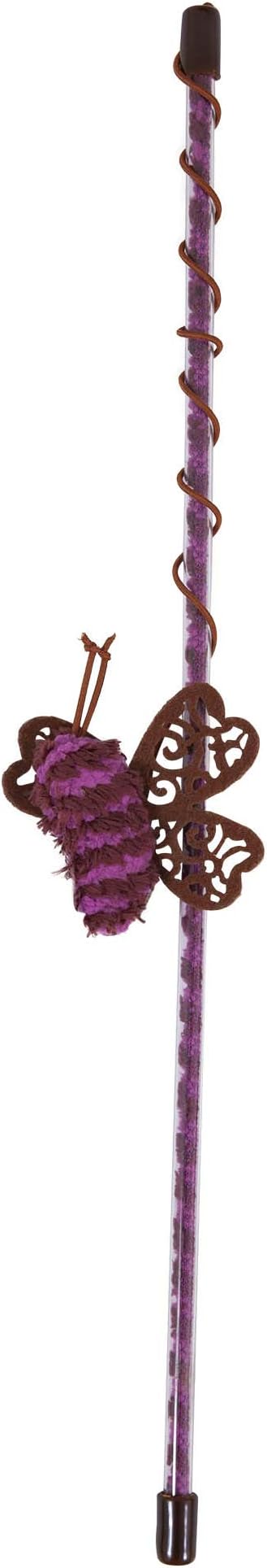 JW Pet Butterfly Wand Cataction Toy, Indoor Cat Toy