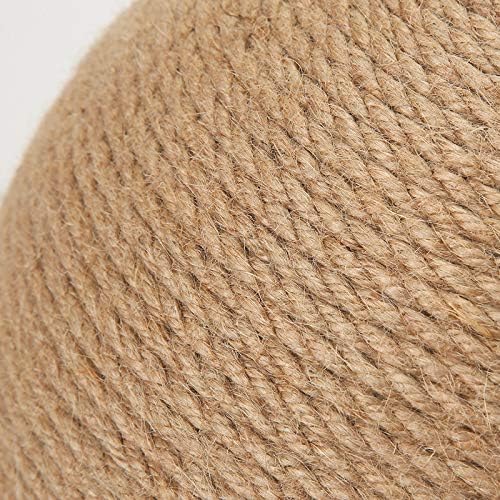Cat Scratching Ball，Cat Ball for Interactive Enrichment and Play, Cat Scratching BallHeavy Duty Hemp Rope Toy,Cat Tree Replacement (Ball Brid)