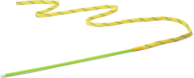 RompiCatz Rustlin' Mylar Teaser Wand and Interactive Cat Toy, Wiggler