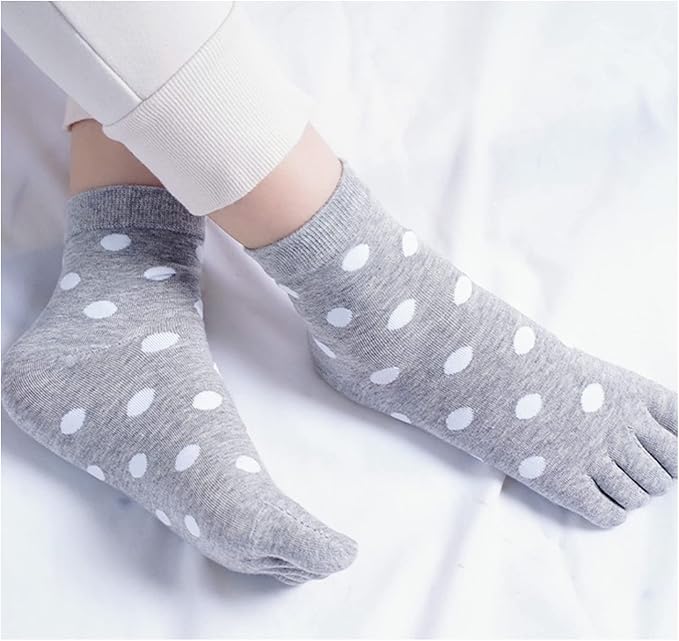 Benefeet Sox Funny Toe Socks Women Five Finger Socks Girls Cute Toe Seperated Cotton Socks Running Athletic Christmas Gifts