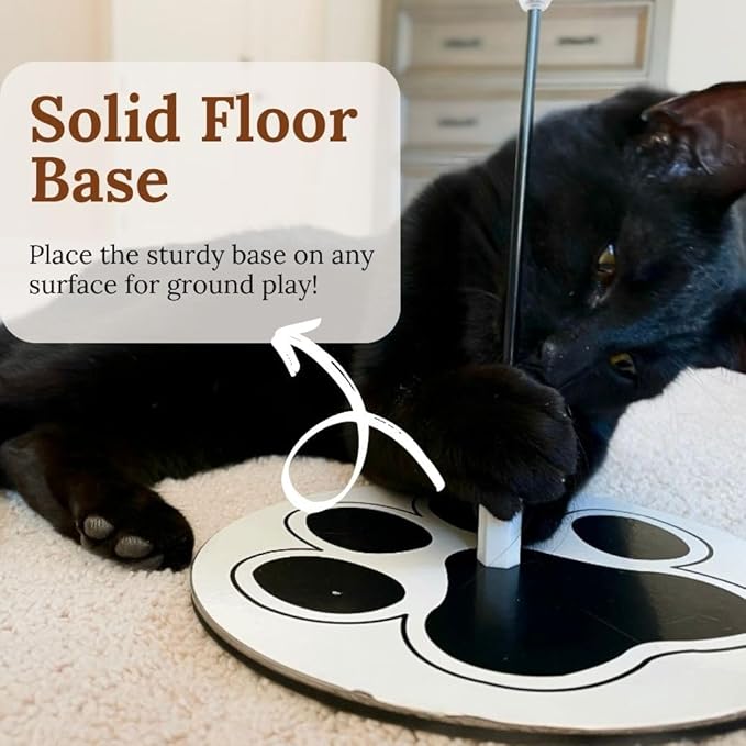 Multisurface Base Cat Wand Toy Cat Toy Feather Wand Suction Cup Feather Cat Toy Cat Toy Feather Wandsuction Cup Feather Cat Toy Interactive Toys Cat Toys Cat Wand Toys For Cats Indoor Kitten Toy