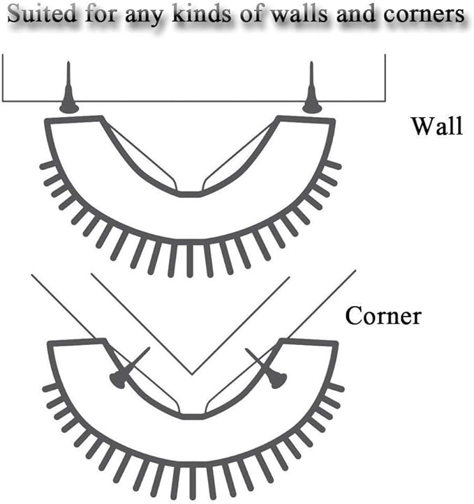 3.0 Softer Cat Self Groomer with Catnip, Dog Cat Corner Groomer,Wall Corner Scratcher Comb,Grooming Massage Brush, Perfect Scratch Massager Tool for Long & Short Fur Kitten 1