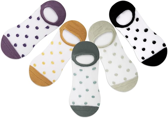 Benefeet Sox Sheer No Show Socks Women Girls Cute Thin Mesh Low Cut Liner Socks for Loafers Boat Shoes