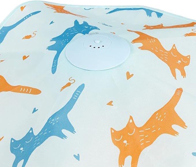 Interactive Cat Toys, Catch The Tail Cat Toy Fun Intelligent Voice Activated Cat Toys Induction Electronic Concealed Motion Cat Toys for Indoor Pet Cat Kitty (Blue)