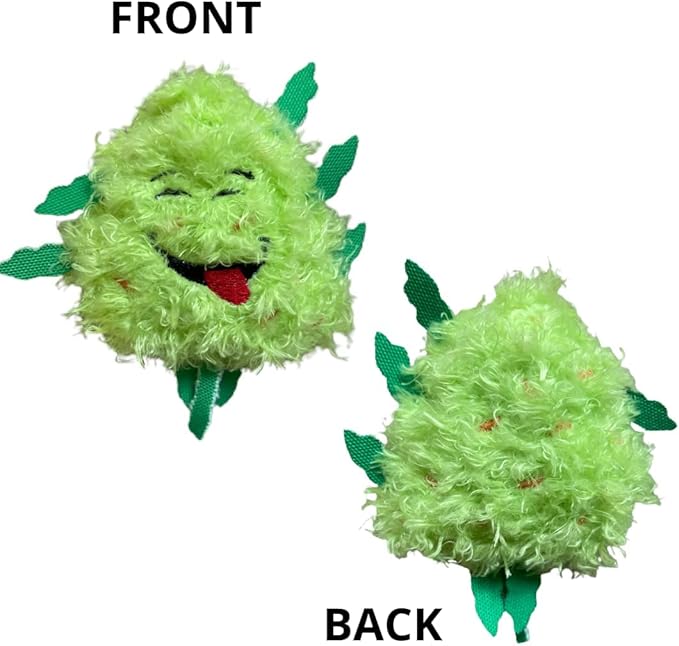PAW:20 | Bud Jr. The Weed Nug and Jay Jr. The Joint Cat Toy Bundle | Funny Cat Toys | Cool Catnip Toys | Fun Novelty Gift | Play and Funny Photos | (2 Items)