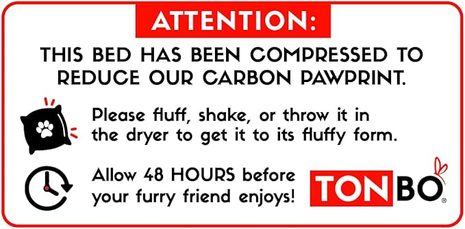 TONBO Soft Plush Small Cute and Cozy Watermelon Dog Cat Bed, Washer and Dryer Friendly (Watermelon)