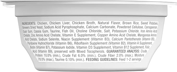 Blue Buffalo Tastefuls Spoonless Singles Natural Wet Cat Food Paté, Perfectly Portioned Cups, 2.6-oz. Twin-Pack Trays, Chicken Entreé (24 Count)