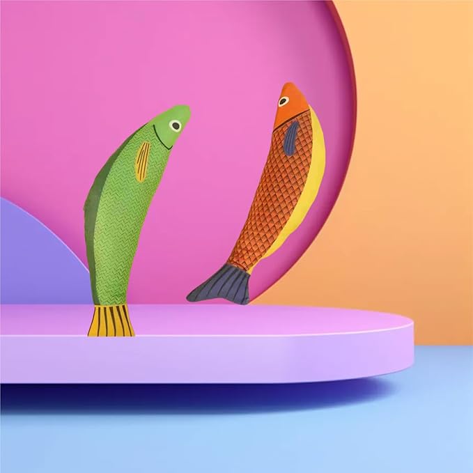 WZDAXMC-Cat Toys Catnip Toys for Cats Cat Toys for Indoor Cats Interactive Cat Toy Catnip Toys Kitten Toys Cat Toys for Bored Indoor Adult Cats (Orange)