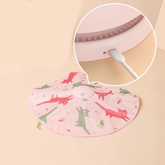 Interactive Cat Toys, Catch The Tail Cat Toy Fun Intelligent Voice Activated Cat Toys Induction Electronic Concealed Motion Cat Toys for Indoor Pet Cat Kitty ()