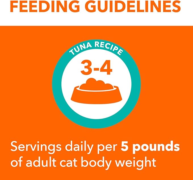 IAMS Perfect Portions Healthy Adult Grain Free Wet Cat Food Paté, Tuna Recipe, 2.6 oz. Easy Peel Twin-Pack Trays (24 Count, 48 Servings)