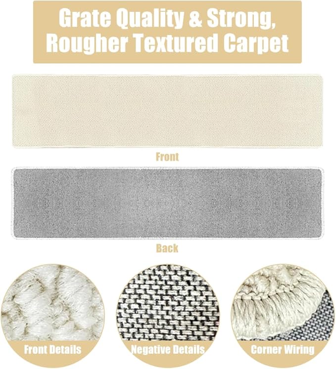 70.9"x 15.7" Thickened Extra Large Cat Wall Climbing Carpet, Cat Climbing Wall Scratcher, Cat Carpet, Couch Sofa Protector-Natural