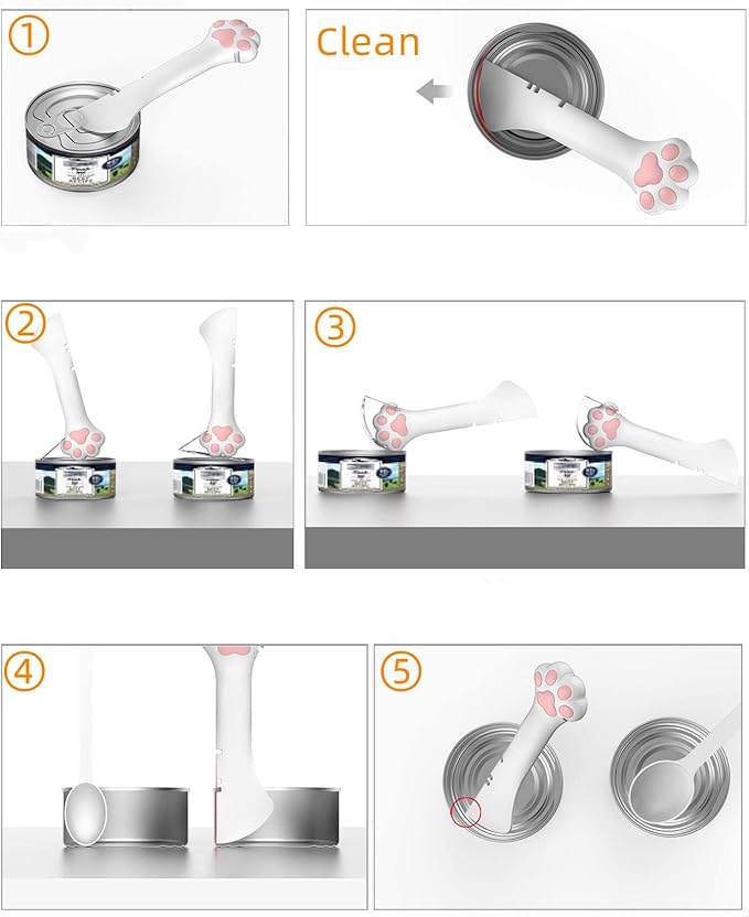 3Pcs Can Lids Supplies Set,Many Sizes Dog Cat Food Can Lids,Food Safe BPA Free Pet Food Can Covers for Pets Dogs Cats Feeding Can (White)