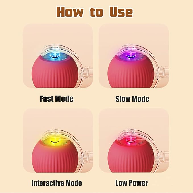 2PC Interactive Dog Toys,Interactive Dog Ball Electric Dog Ball Toy Rollie Pet Cat Toy Interactive Rolling Ball Cat Toy 360° Automatic Rolling Toy Ball for Dog/Cat (Green+Green)