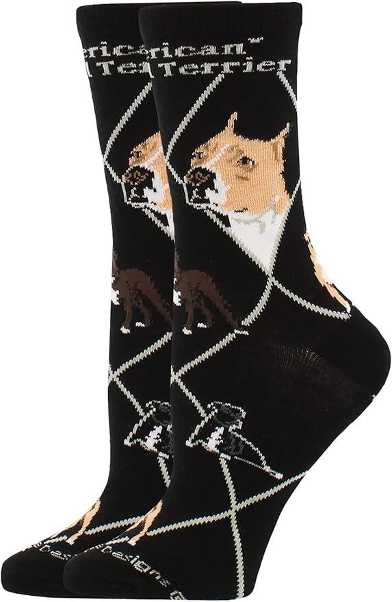 American Pit Bull Terrier Socks for Women Gift for Dog Lovers