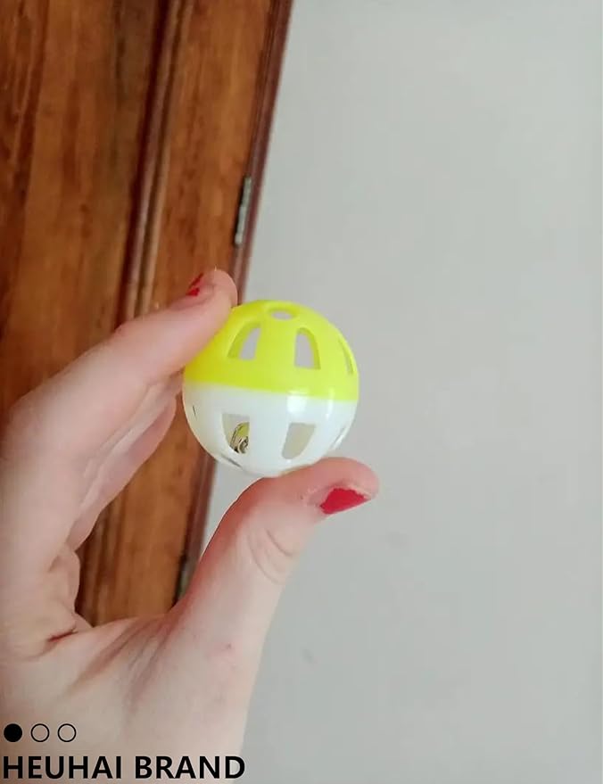 Interactive Cat Toys Variety Pack 20-Piece Cat Enrichment Toys for All Ages Spring Toys Bell Balls & Plush Toys to Stimulate Bored Indoor Cats