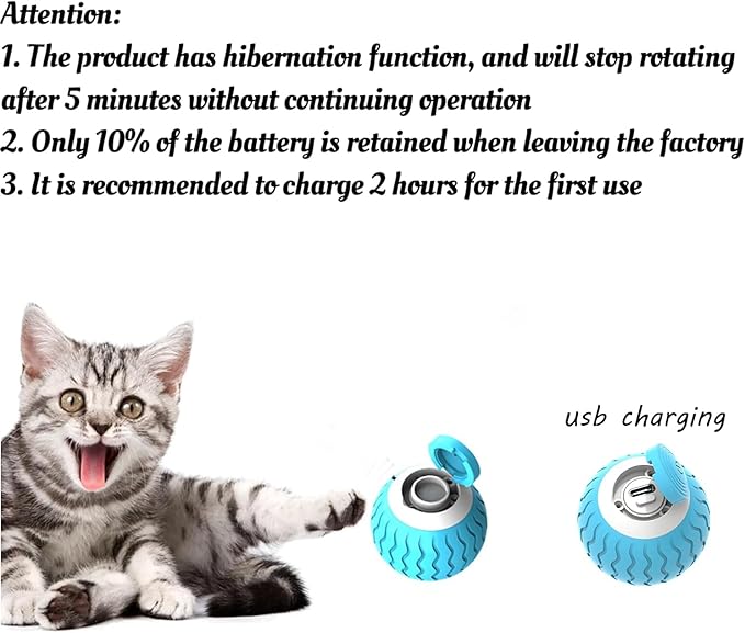 Interactive Cat Toys for Indoor Cats Exercise, 2023 Upgrated Fun Kitty Kitten Kicker Toys…