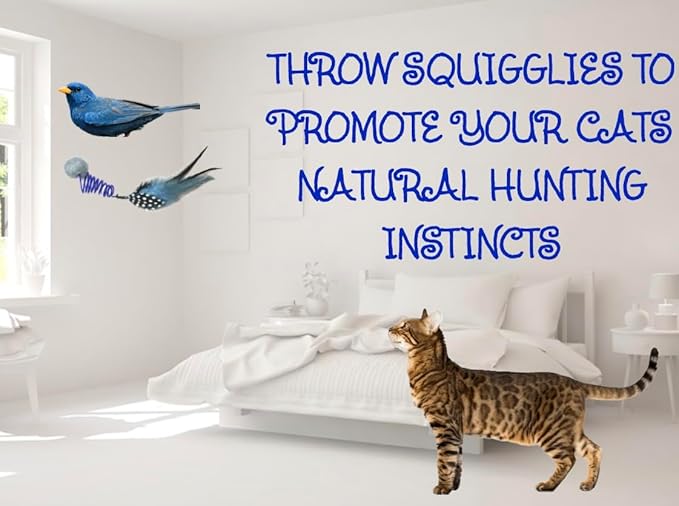 Durable, Throwable, Springable Cat Toy (3 per Pack)!