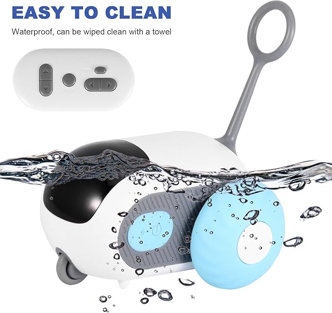 S SUNSBELL Cat Toys for Indoor,Turbo Tail Cat 3.0 Remote Control Mouse Cat Toy, Smart Interactive Cat Toy with Remote Control and 2-Speed Adjustment (Blue)